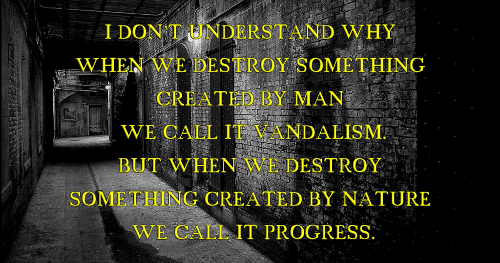 Vandalism And Progress Indeepsilence